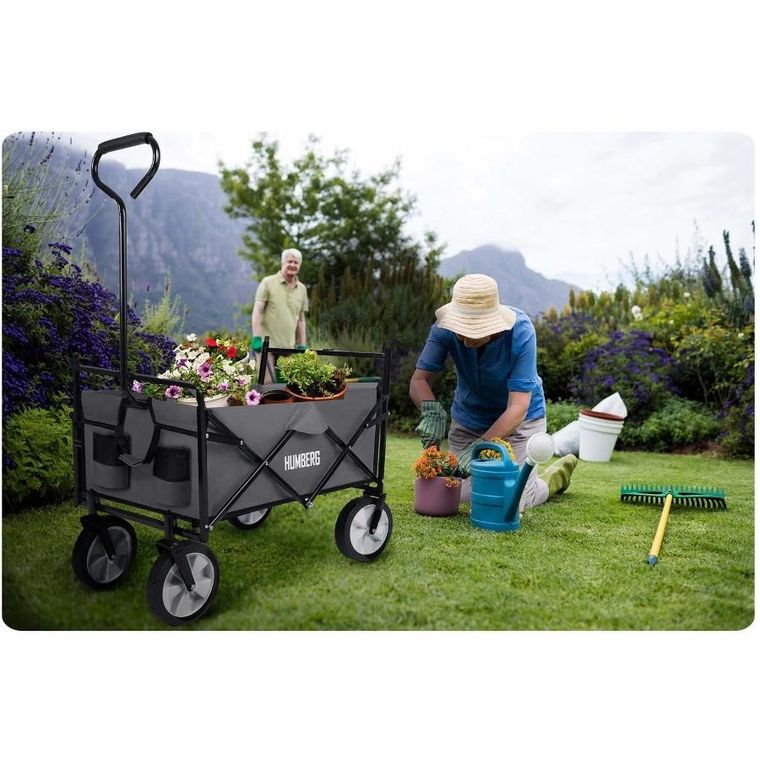 Humberg, wózek transportowy, składany, 80l