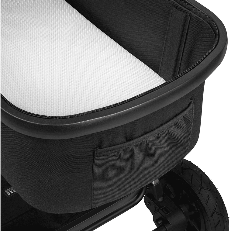 Lionelo, Amber, wózek wielofunkcyjny, 3w1, Black Onyx