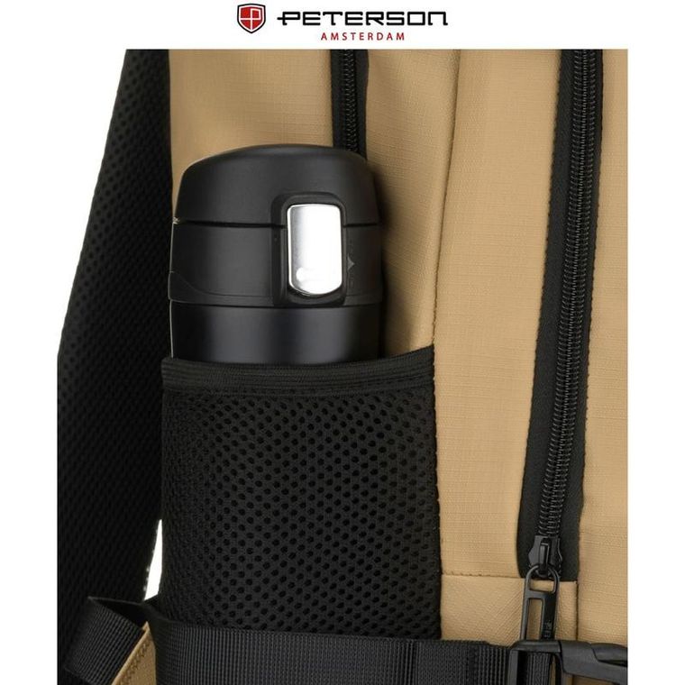 Peterson, plecak podróżny, 2-komorowy, khaki