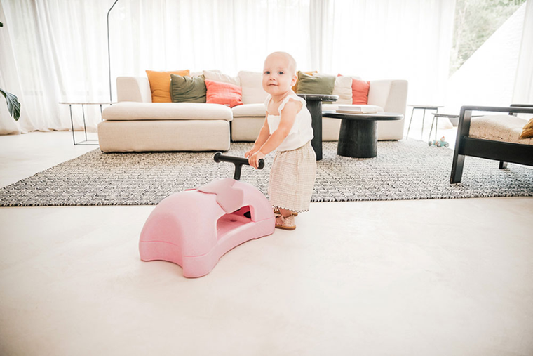 Scoot & Ride, My First, ewolucyjny jeździk pchacz, rose, 3w1