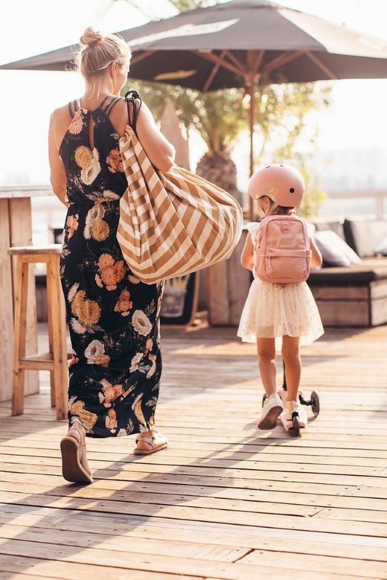 Scoot & Ride, plecak na hulajnogę, Rose, 8l