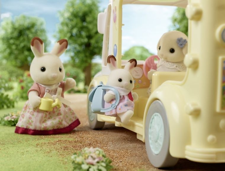 Sylvanian Families, Kolorowy Autobus, rozkładany pojazd, 5744