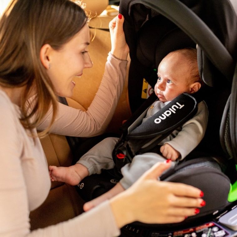 Tulano, Loom 35, fotelik samochodowy, black grey