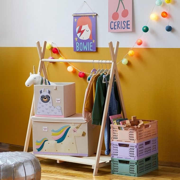 3 Sprouts, Unicorn, pudełko zamykane na zabawki, white