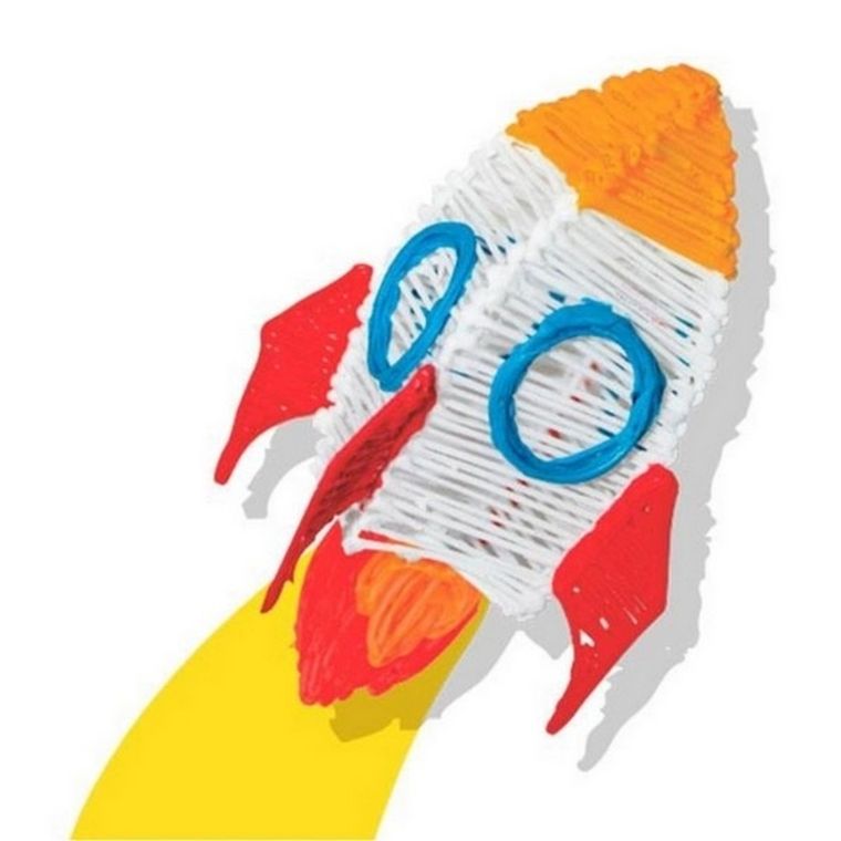 3Doodler, Start, Eko filament, 5 kolorów, Neon Glow, 2.5 mm, 250 sztuk