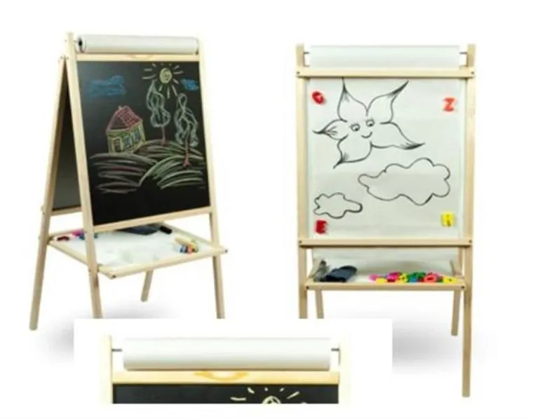 3toysm, tablica magnetyczna, dwustronna, drewniana