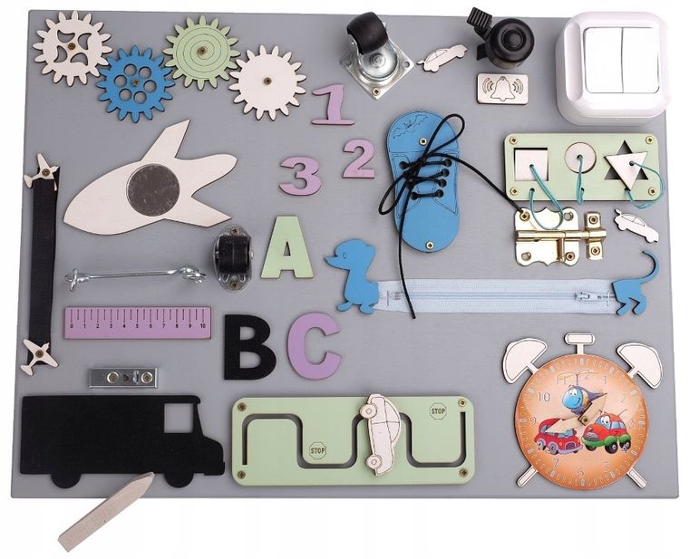 3toysm, tablica manipulacyjna, 50-37,5 cm