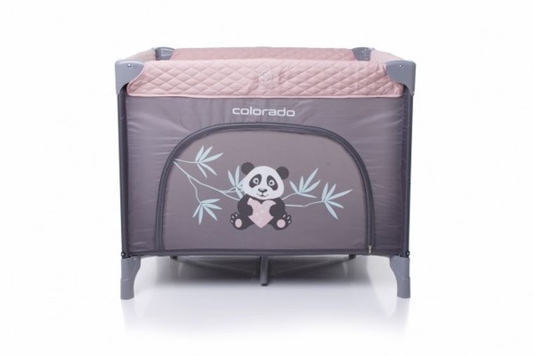 4Baby, Colorado, łóżeczko turystyczne, kojec, Pink