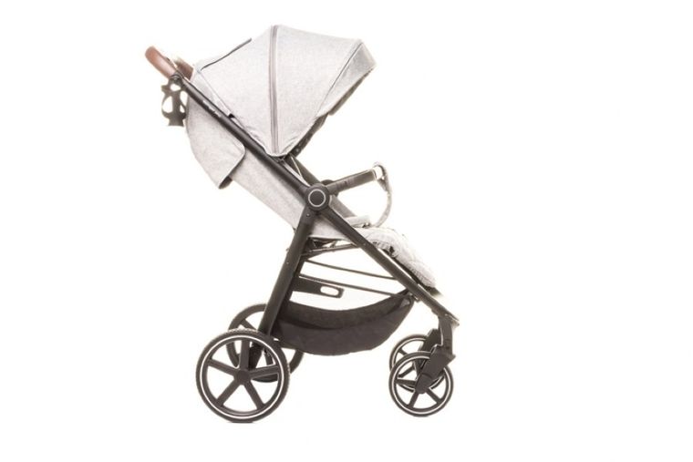 4Baby, Stinger Pro, wózek spacerowy, Melange Light Grey