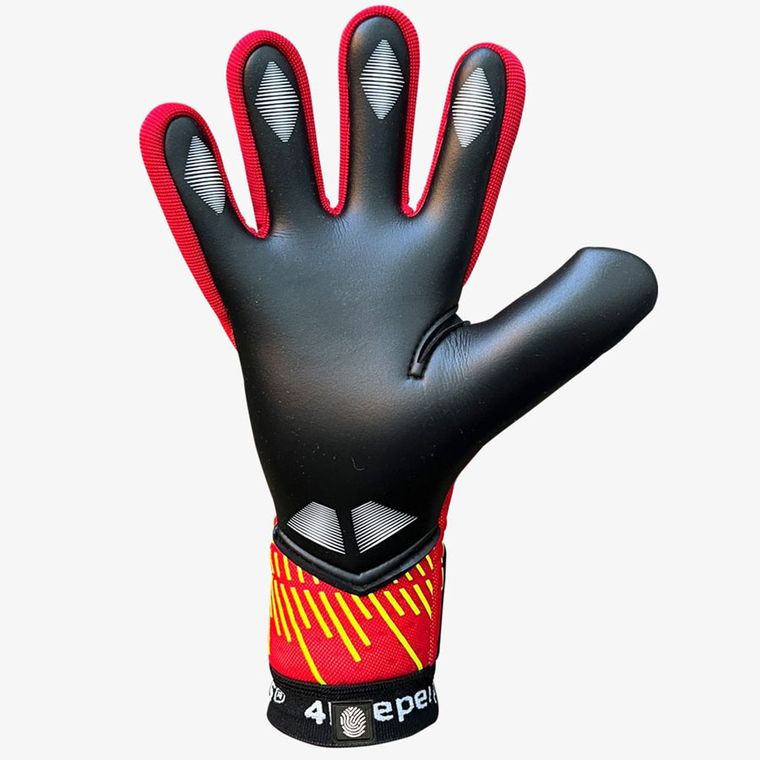 4keepers, rękawice piłkarskie, Neo Elegant Neo Lava NC Junior, rozmiar 4