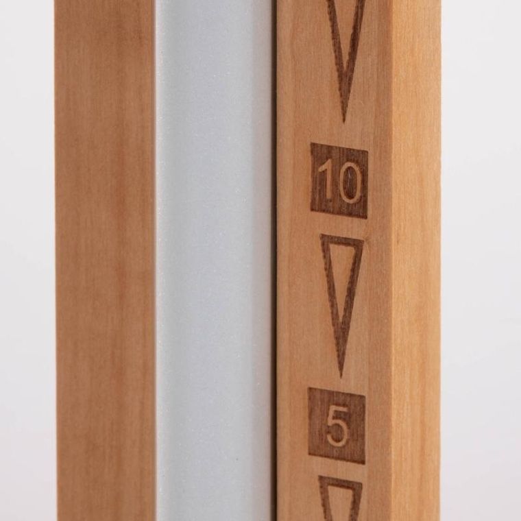 4living, klepsydra do sauny, drewno olchowe