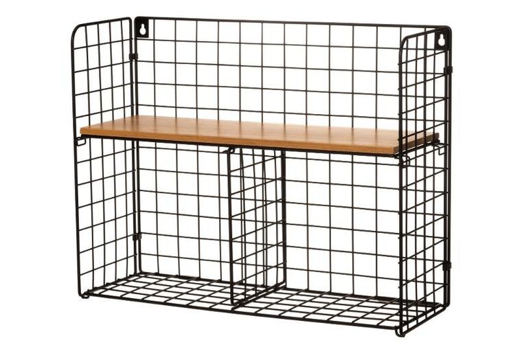 4living, metalowa półka biurowa, 45-15.5-35.5 cm