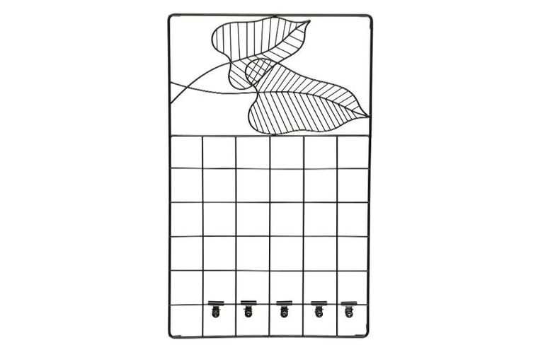 4living, metalowa tablica krata na notatki, 38-60 cm