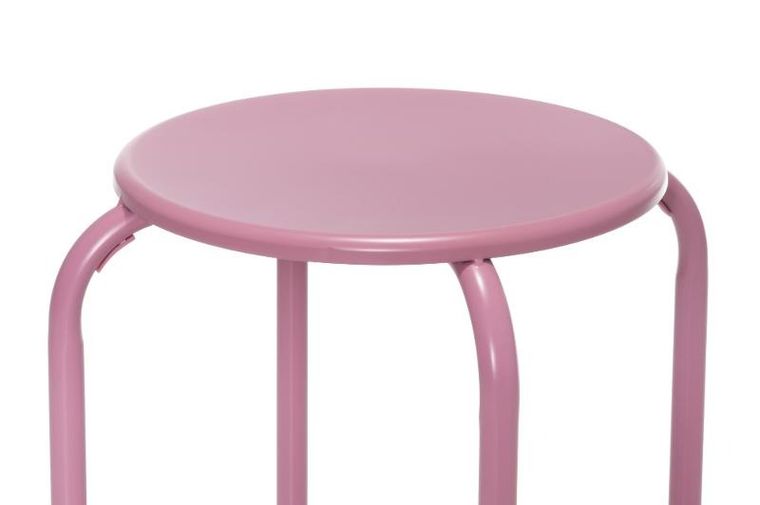 4living, metalowy taboret, średnica 30 cm