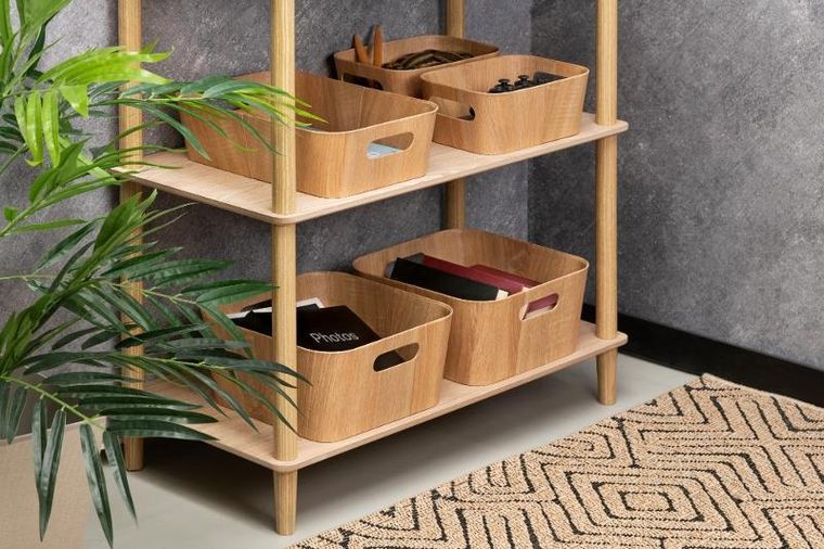 4living, pudełko do przechowywania, kartonowe, 26-18 cm