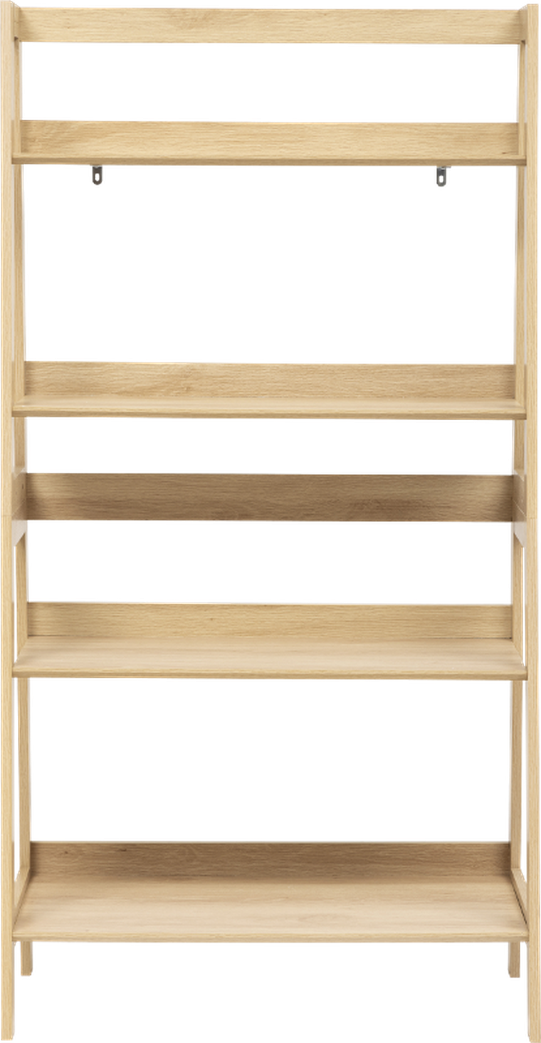 5five Simply Smart, Abana, regał na książki otwarty z 5 półkami, 76-43-146 cm