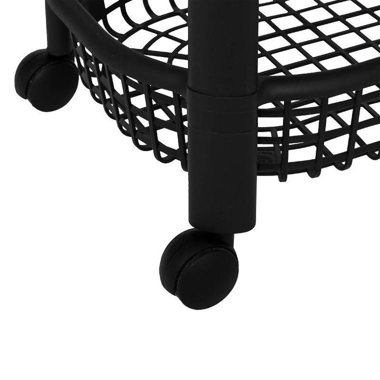5five Simply Smart, Basket, wózek kuchenny na kółkach, plastikowy, 46,5-25,5-79 cm