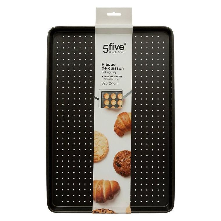 5five Simply Smart, blaszka do pieczenia, perforowana, 39-27 cm