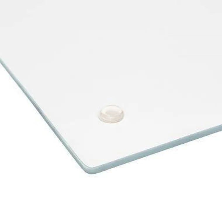 5five Simply Smart, deska do krojenia, szklana z marmurowym wzorem, biała, 30-40 cm