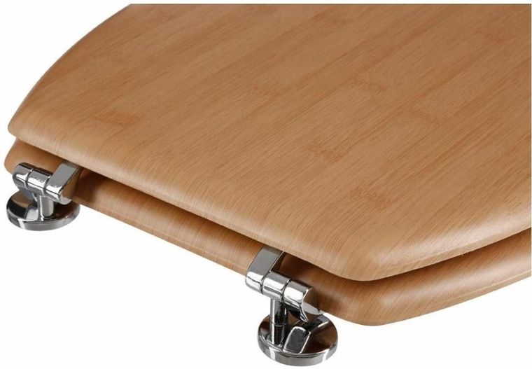 5five Simply Smart, deska sedesowa MDF, efekt bambusu, uniwersalna