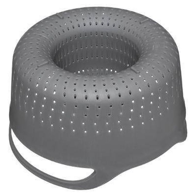 5Five Simply Smart, durszlak 2w1, tworzywo sztuczne, szary