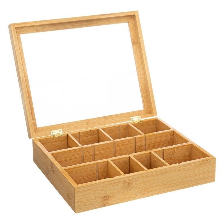 5five Simply Smart, herbaciarka bambusowa, 12 przegródek