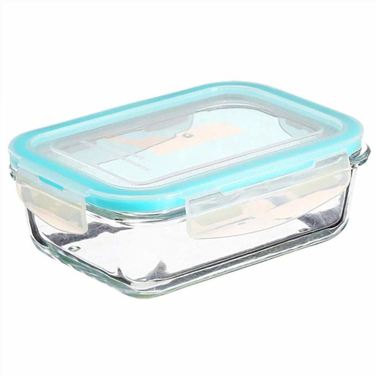 5five Simply Smart, komplet pojemników na żywność z zamknięciem, 3 pojemności, szklany