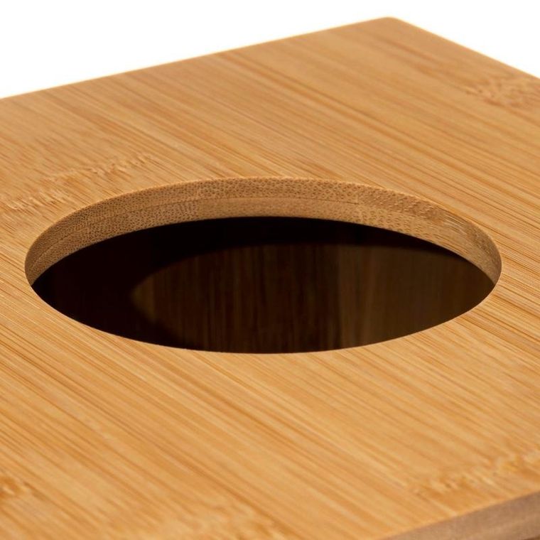 5five Simply Smart, kosz łazienkowy, Terre Inconnue, bambusowy, 6l