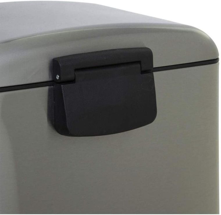 5five Simply Smart, kosz metalowy na śmieci z pedałem nożnym, 30l