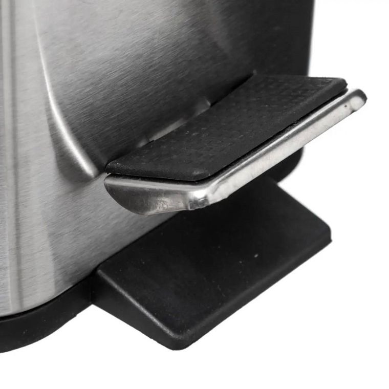 5five Simply Smart, kosz ze stali nierdzewnej, 5 l, srebrny