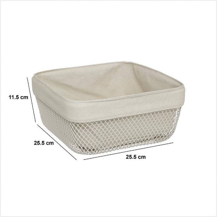 5five Simply Smart, Mayaj, nowoczesny koszyk na pieczywo, 25,5-25,5-11,5 cm