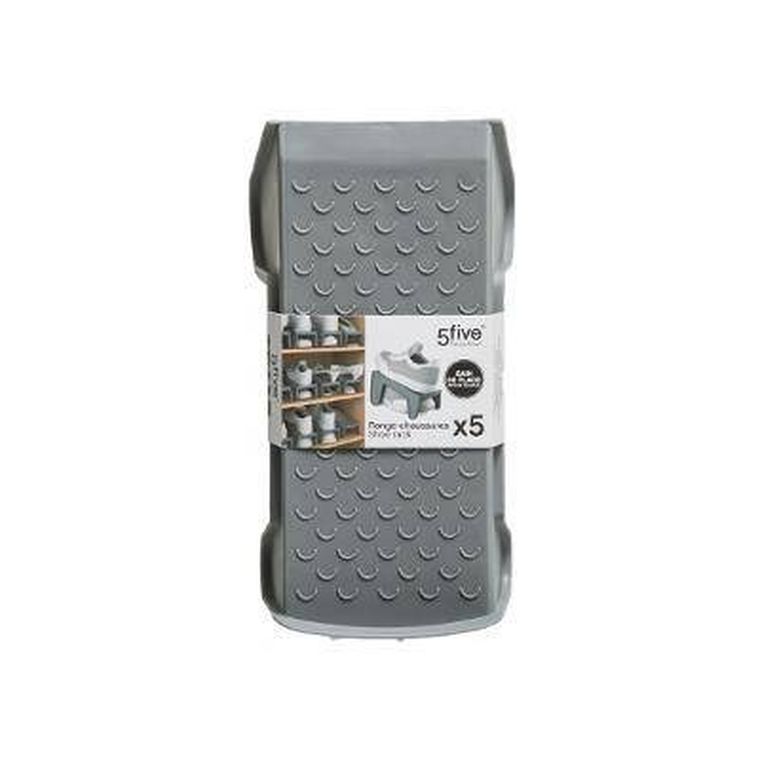 5Five Simply Smart, organizer na buty, 5 szt., szary