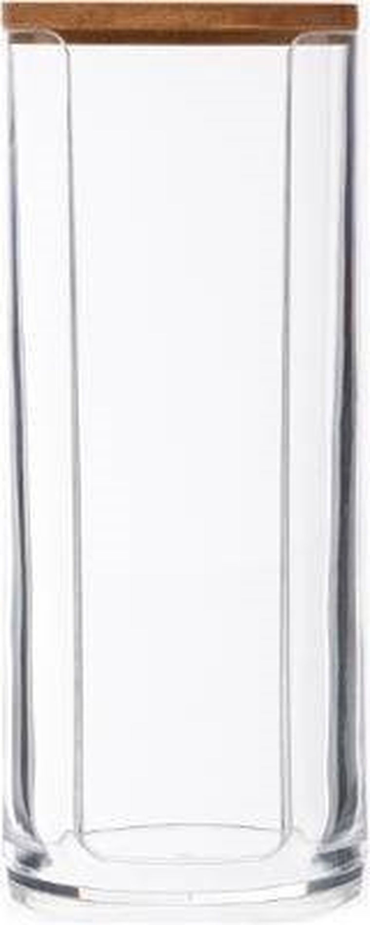 5Five Simply Smart, pojemnik na płatki kosmetyczne, Selena, pokrywka z bambusa