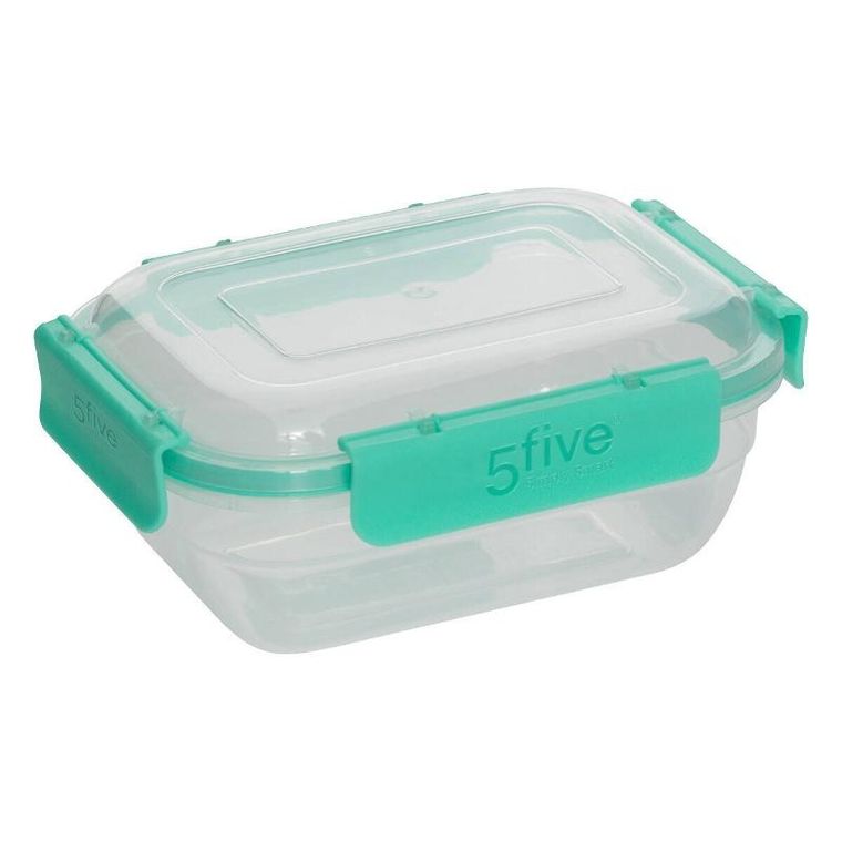 5five Simply Smart, pojemniki na żywność zamykane na klik klic, prostokątne, 4 szt.