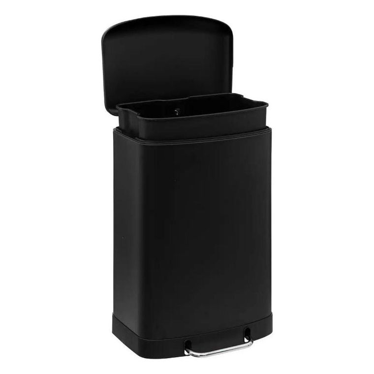 5five Simply Smart, pojemny kosz na śmieci, stal nierdzewna, 50 l