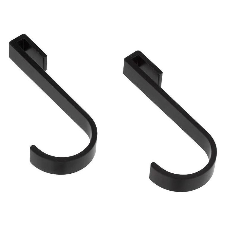 5five Simply Smart, półka łazienkowa narożna pod prysznic, aluminiowa, czarna, 29.2-23.5-4 cm