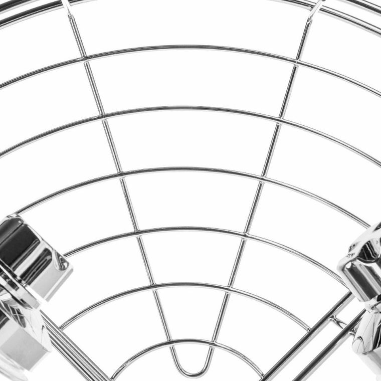 5five Simply Smart, półka łazienkowa, wisząca na przyssawki, stal chromowana, narożna