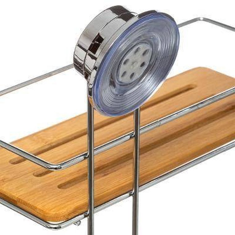 5five Simply Smart, półka pod prysznic, Venterra, 2 poziomy, metalowa, 25-13.2-36.5 cm