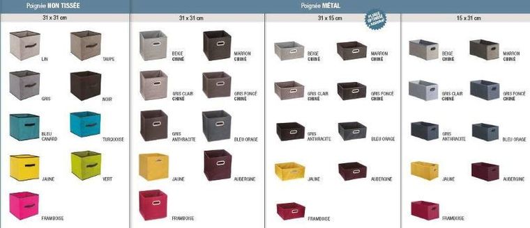 5five Simply Smart, pudło z uchwytem do przechowywania, welurowe