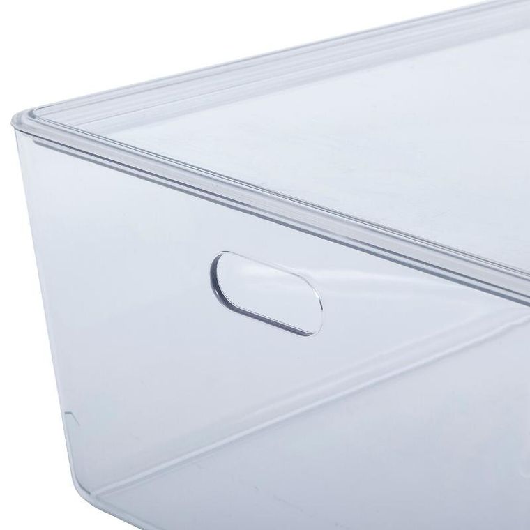 5five Simply Smart, Selena, pudełka z pokrywką, przezroczyste do szafy, 11 l