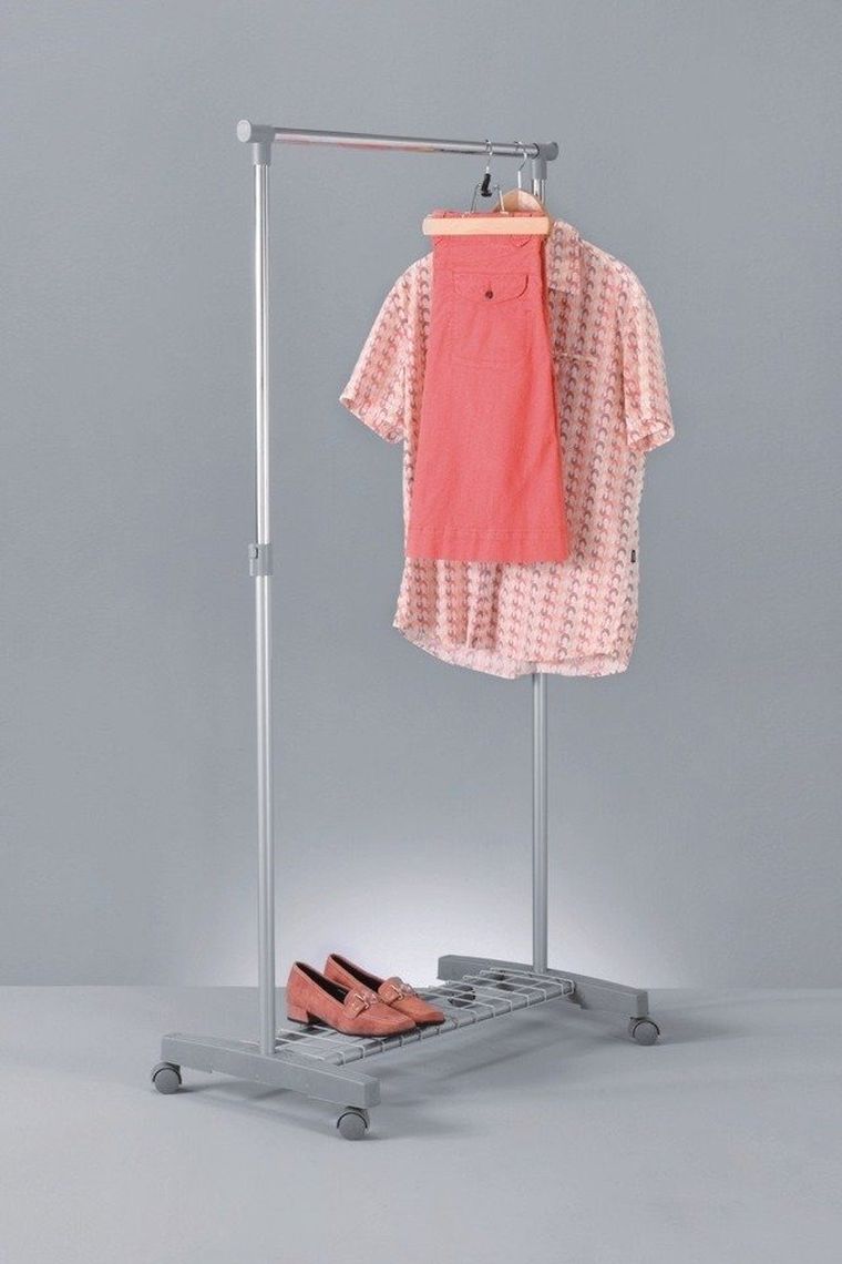 5five Simply Smart, stojak na ubrania, 1 poziomowy, na kółkach