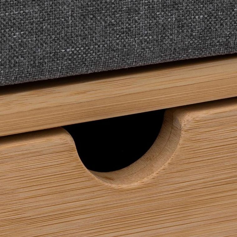 5five Simply Smart, szafka na buty z siedziskiem, Zen, bambus, 74-34-55 cm