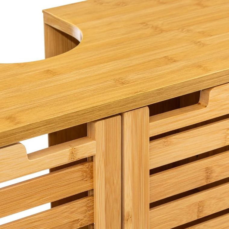 5five Simply Smart, szafka pod umywalkę, bambusowa, Sicela