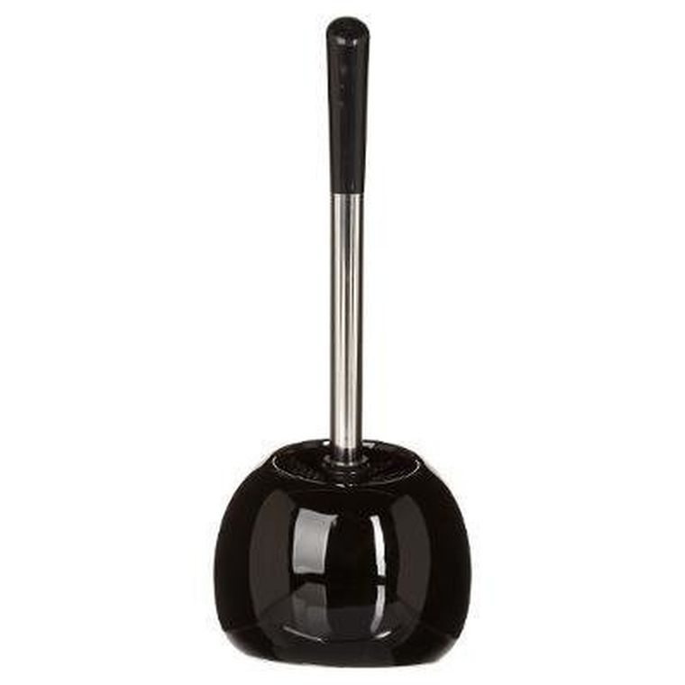 5five Simply Smart, szczotka wc ze stojakiem, Sun, 36 cm, czarna