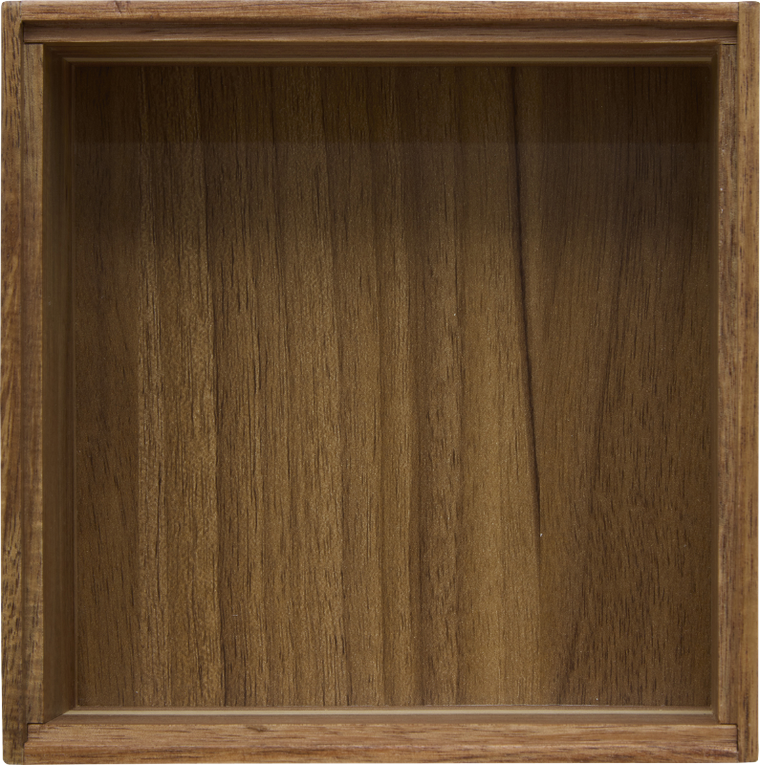 5five Simply Smart, Tidy Smart, kwadratowy organizer, drewniany, 15-15-7 cm