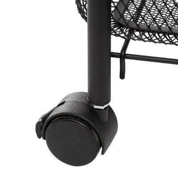 5Five Simply Smart, wózek kuchenny na kółkach, Mayaj, 3 poziomy, czarny