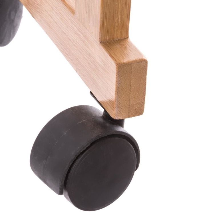 5five Simply Smart, wózek łazienkowy, Bamboo, 3 poziomy