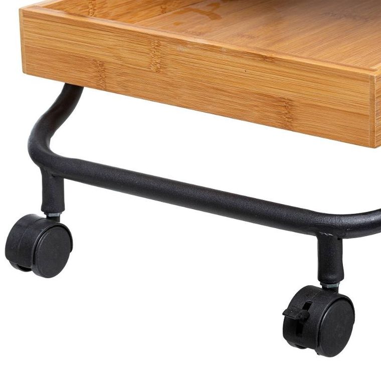 5five Simply Smart, wózek łazienkowy na kółkach, 3 poziomy