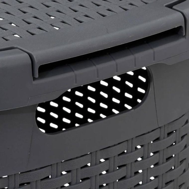 5five Simply Smart, wysoki kosz na pranie z plastiku, 60 l