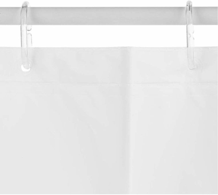 5five Simply Smart, zasłona prysznicowa biała, Eva, 180-200 cm